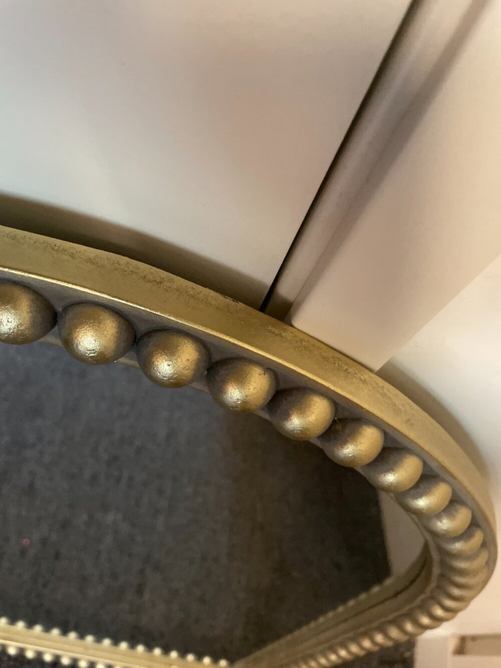 Beautiful Gold Arched Mirror - 19 x 29 in - Picture 2 of 2